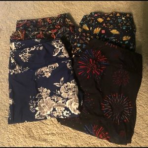Set of 4 Lularoe leggings